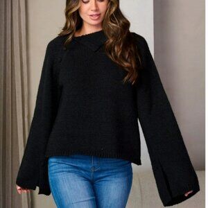 #62 WOMEN'S LONG BELL SLEEVE TURTLE NECK PULLOVER SWEATER! LIVE LISTING!